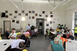 Begrüßung in Neuerkerode  durch Tobias Henkel