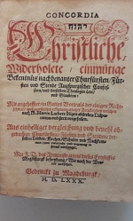 Concordia, 1580