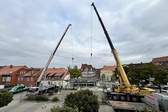 Dach Militärwaggon Montage 2&nbsp;&copy;&nbsp;Landkreis Helmstedt