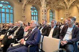 Die Aula des Juleums ist voll besetzt