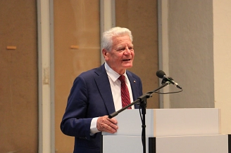 Ein gutgelaunter Redner