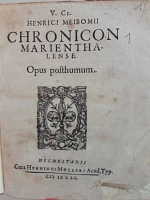 Heinrich Meibom, Chronicon Marienthalense (Helmstedt: H. Müller 1651)