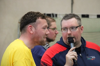 Interview am Spielfeldrand