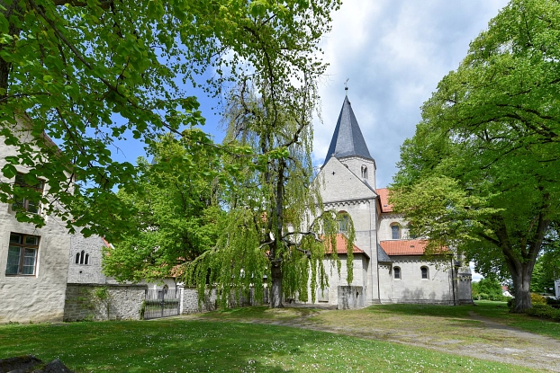 Kaiserdom in Königslutter, Südansicht von Querhaus und Chor