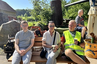 Kurze Trinkpause inbegriffen
