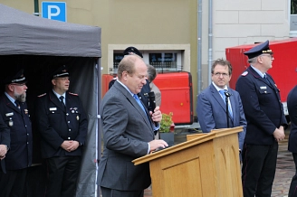 Landrat Gerhard Radeck dankte allen Helfenden