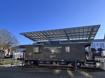 Militärwaggon mit Dach&nbsp;&copy;&nbsp;Landkreis Helmstedt