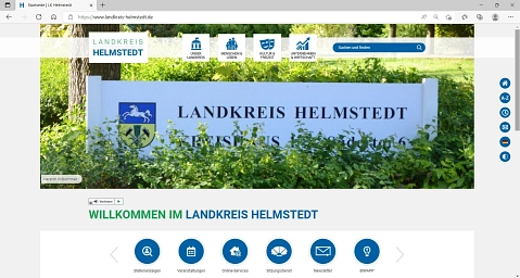 Neuer Internetauftritt Landkreis Helmstedt&nbsp;&copy;&nbsp;Landkreis Helmstedt
