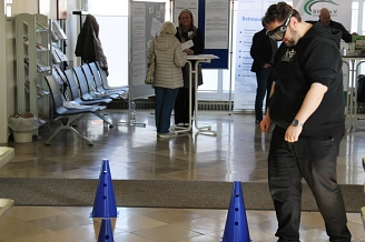 Parcours mit Brille