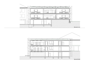 Schnitt Erweiterungsbau Gymnasium Am Bötschenberg&nbsp;&copy;&nbsp;CARL SCHUMACHER GmbH
