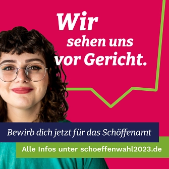 Schöffenwahl 2023&nbsp;&copy;&nbsp;Bundesverband ehrenamtlicher Richterinnen und Richter e.V.,