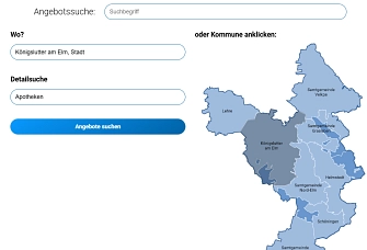 Screenshot Angebotsportal Suche&nbsp;&copy;&nbsp;Landkreis Helmstedt