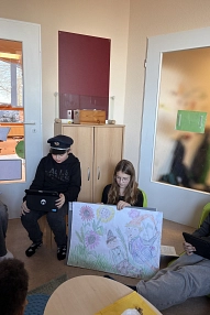 Vorlesetag 2025 mit der IGS Theatergruppe&nbsp;&copy;&nbsp;Giordano Bruno Gesamtschule