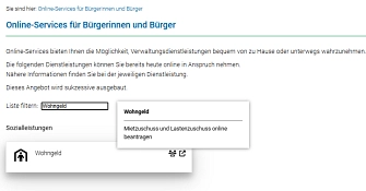 Wohngeldantrag Online&nbsp;&copy;&nbsp;Landkreis Helmstedt